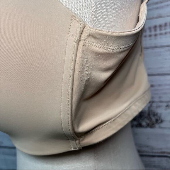 Cacique 40H Bra Lightly Lined T Shirt Bra No Wire Nude Tan Wireless Lane Bryant - Picture 2 of 10